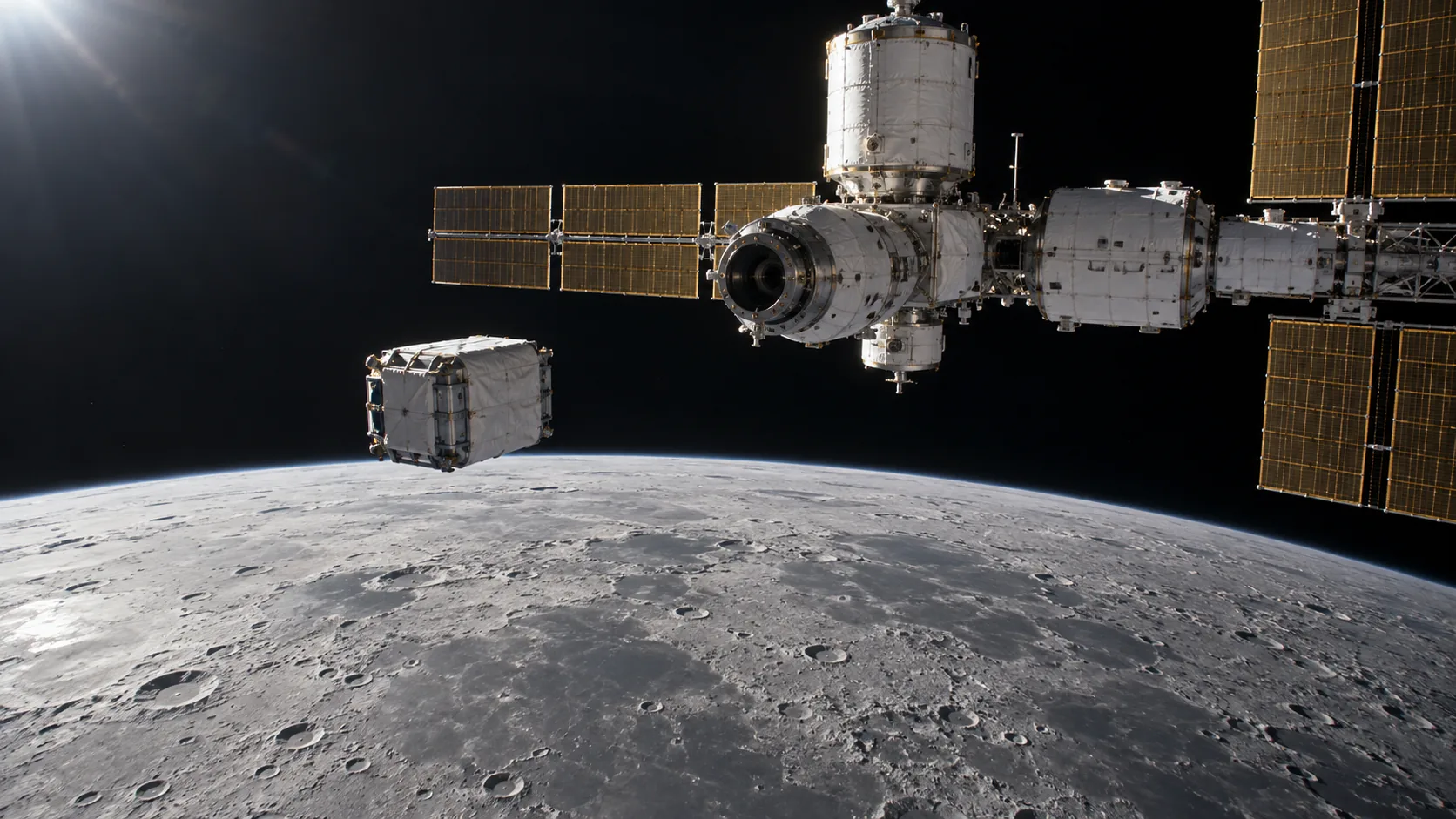 An orbital service point